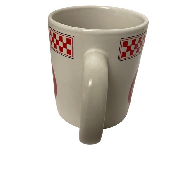 Coca-Cola Ceramic Mug Red Checkered Drink In Bottles Design By Gibson - Picture 2 of 4